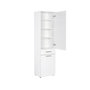 Hanah Home Armario Multiusos Blanco con Estantes y Cajón Adr-621-Pp-1
